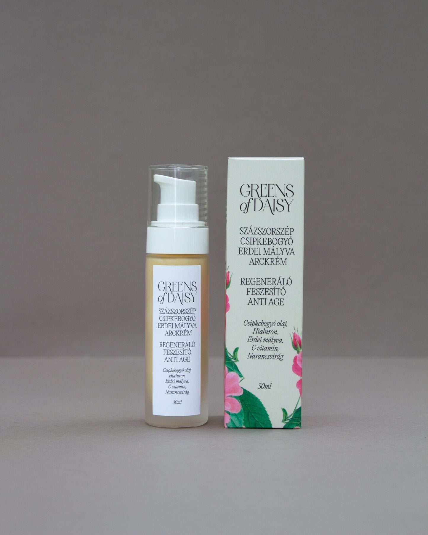 Csipkebogyó arckrém erdei mályva és narancsvirág kivonattal