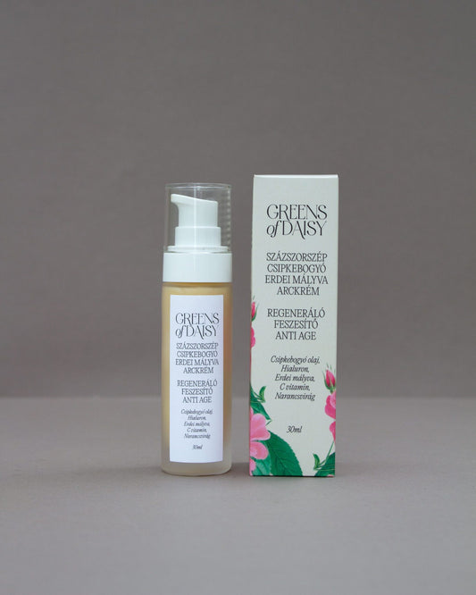 Csipkebogyó arckrém erdei mályva és narancsvirág kivonattal