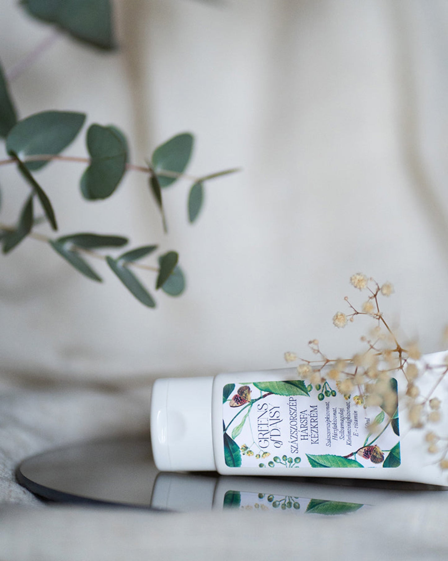 Hársfa kézkrém szilvamagolajjal, E-vitaminnal