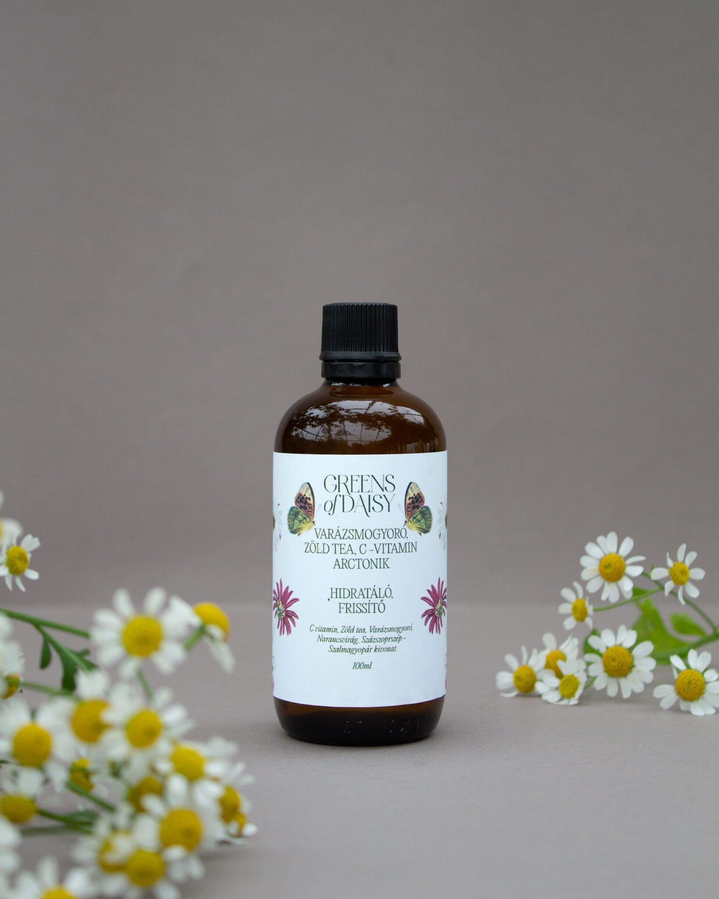 C-vitamin arctonik varázsmogyoróval, zöld teával