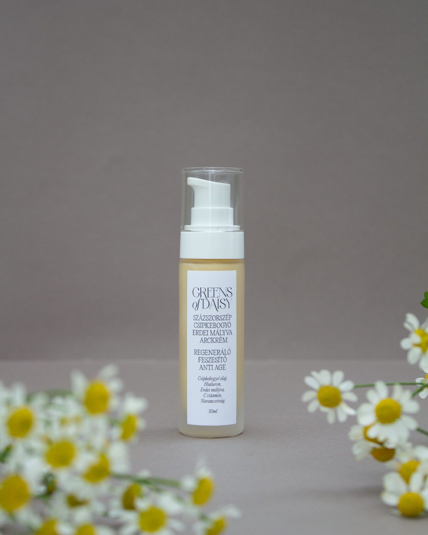 Csipkebogyó arckrém erdei mályva és narancsvirág kivonattal