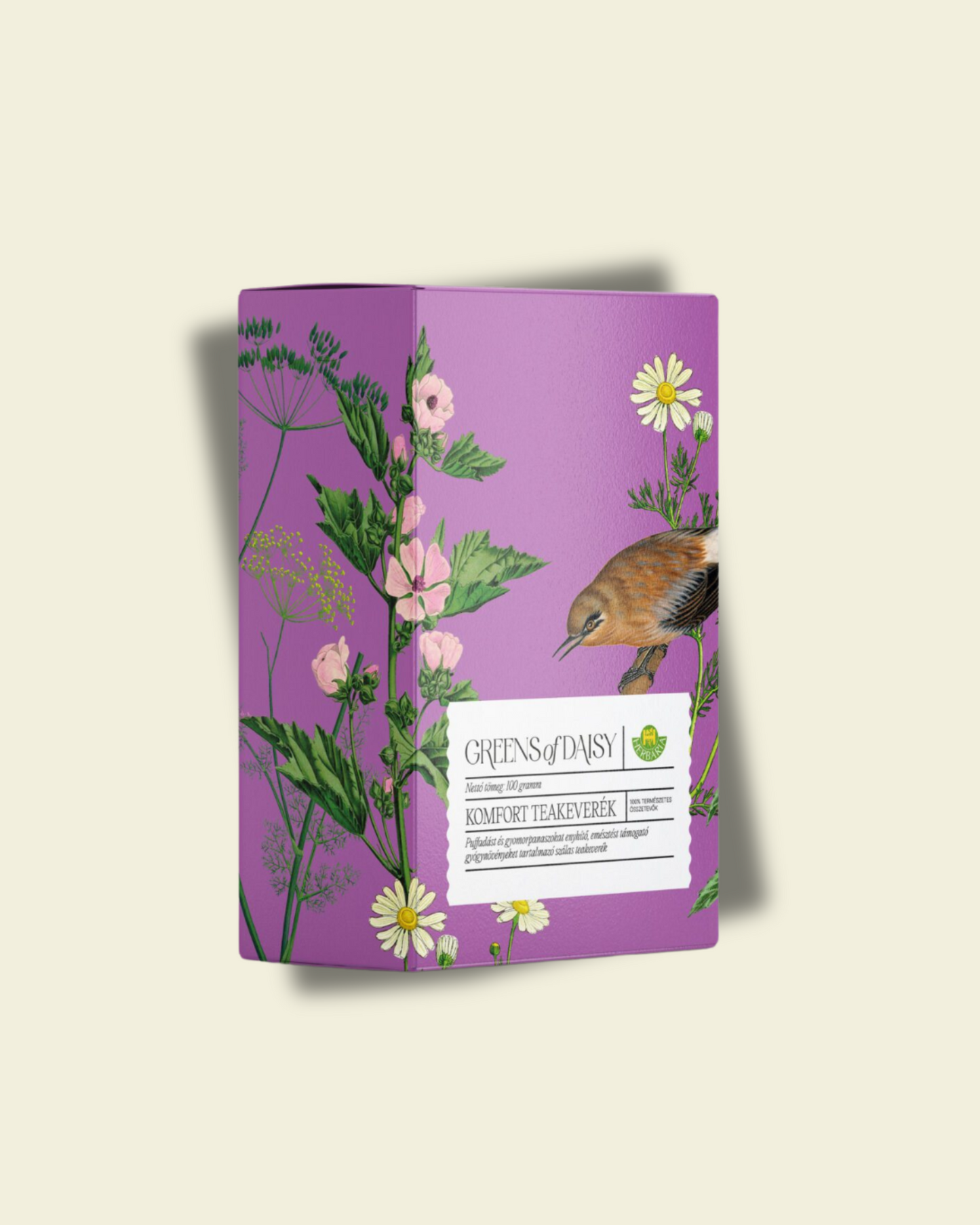 KOMFORT – Emésztést segítő puffadás elleni szálas teakeverék – 100 g